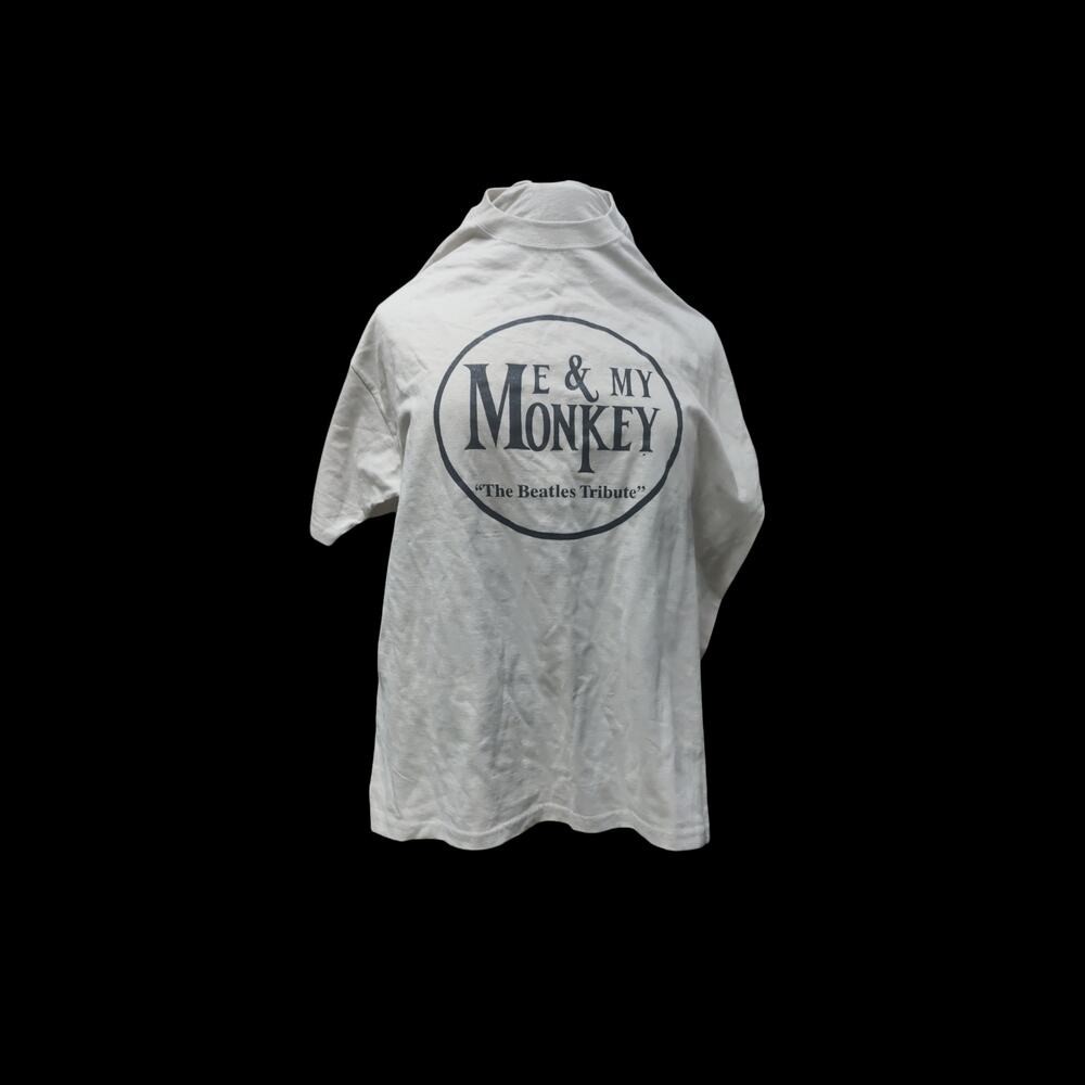 Me & My Monkey "The Beatles Tribute" signed T-shirt size XL